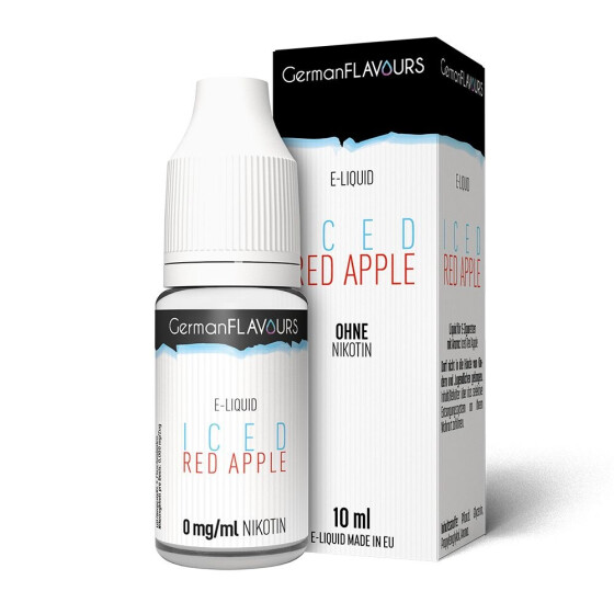 German Flavours Iced Red Apple 10ml 0mg