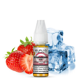 Elfliq by Elfbar Strawberry Ice 10ml Nikotinsalz Liquid 10mg