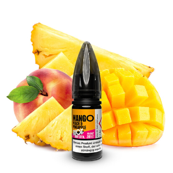 Riot Squad Bar EDTN Mango Peach & Pineapple 10ml Nikotinsalz Liquid 20mg