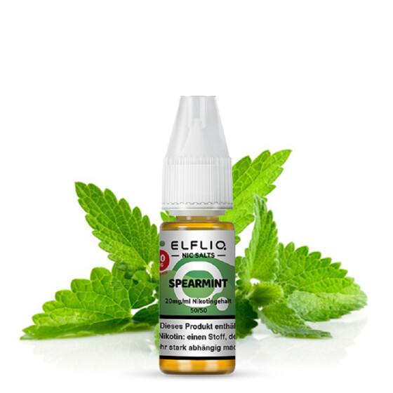 Elfliq by Elfbar Spearmint 10ml Nikotinsalz Liquid 10mg