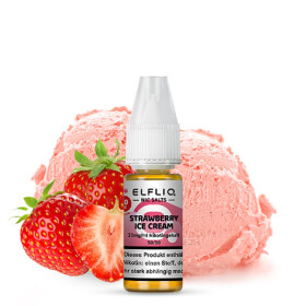 Elfliq by Elfbar Strawberry Ice Cream 10ml Nikotinsalz...