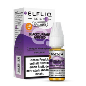 Elfliq by Elfbar Blackcurrant Aniseed 10ml Nikotinsalz...